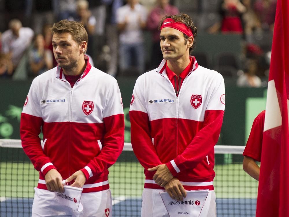 Federer und Wawrinka vertreten die Schweiz im Davis-Cup