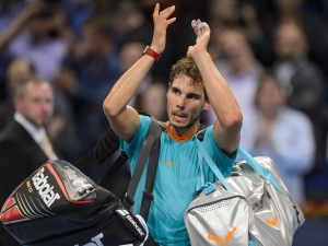 Letztes Match: Nadal nach seiner Niederlage gegen Borna Coric bei Turnier in Basel.