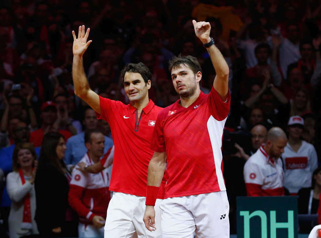 France v Switzerland – Davis Cup World Group Final: Day Two