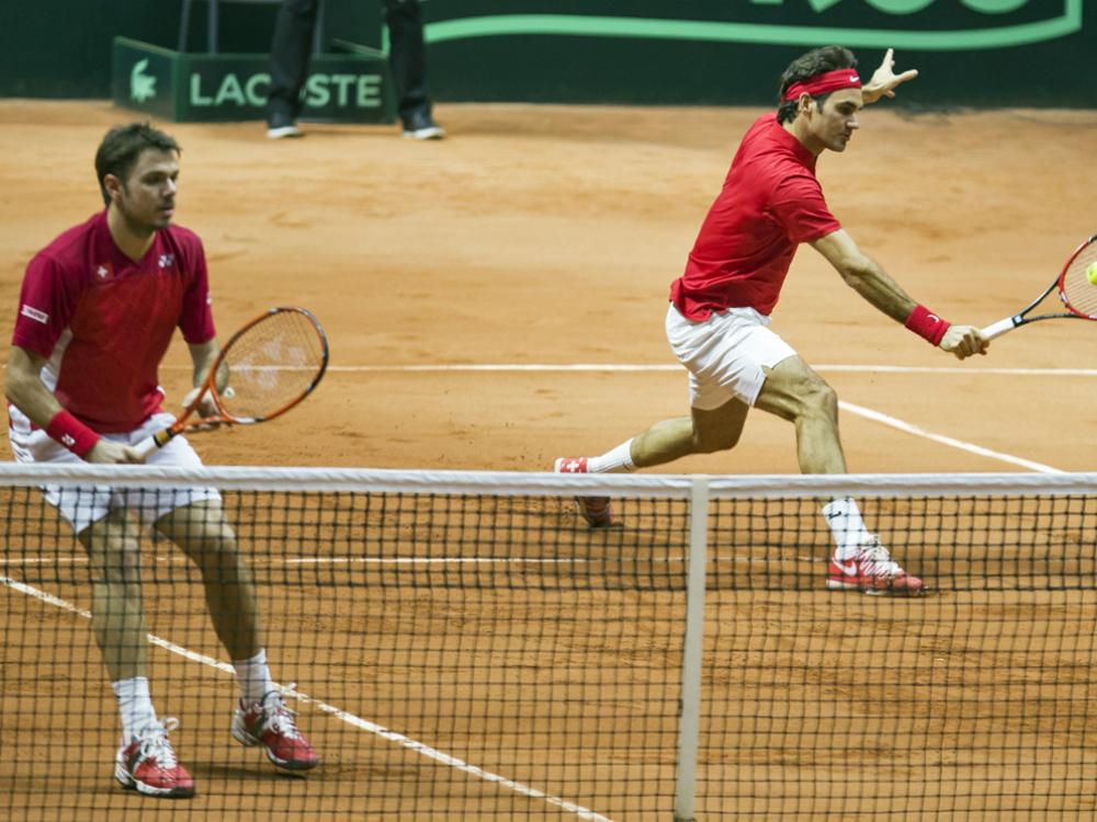 Federer und Wawrinka bringen Schweiz ersten Titel näher