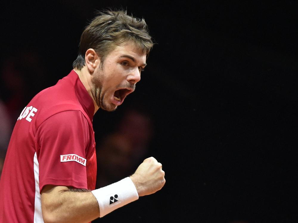 Stan Wawrinka gewinnt gegen Jo-Wilfried Tsonga