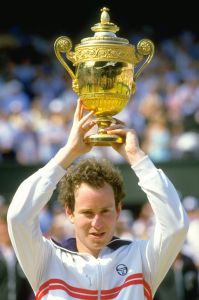 John McEnroe gewann dreimal Wimbledon