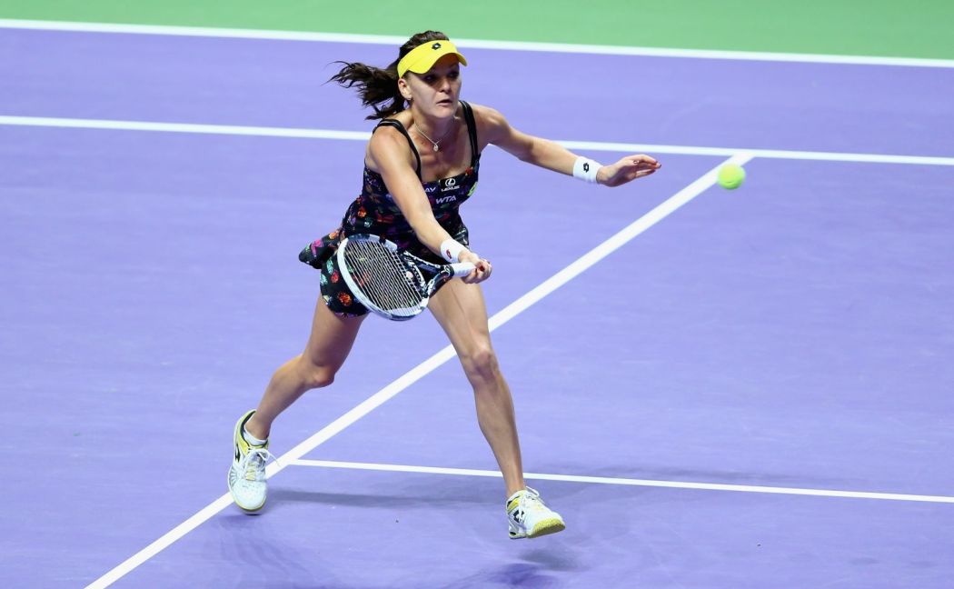 Vorhand Slice von Agnieszka Radwanska