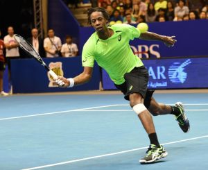 Gael Monfils sorgt für Spektaktel bei der IPTL.