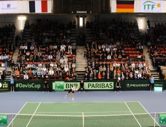 Davis Cup in Frankfurt gegen Frankreich