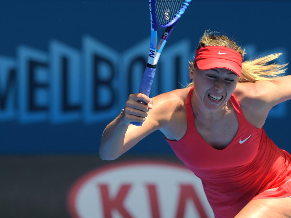 Im Viertelfinale von Melbourne: Maria Sharapova