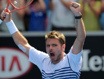 Viertelfinale erreicht: Titelverteidiger Wawrinka auf Kurs