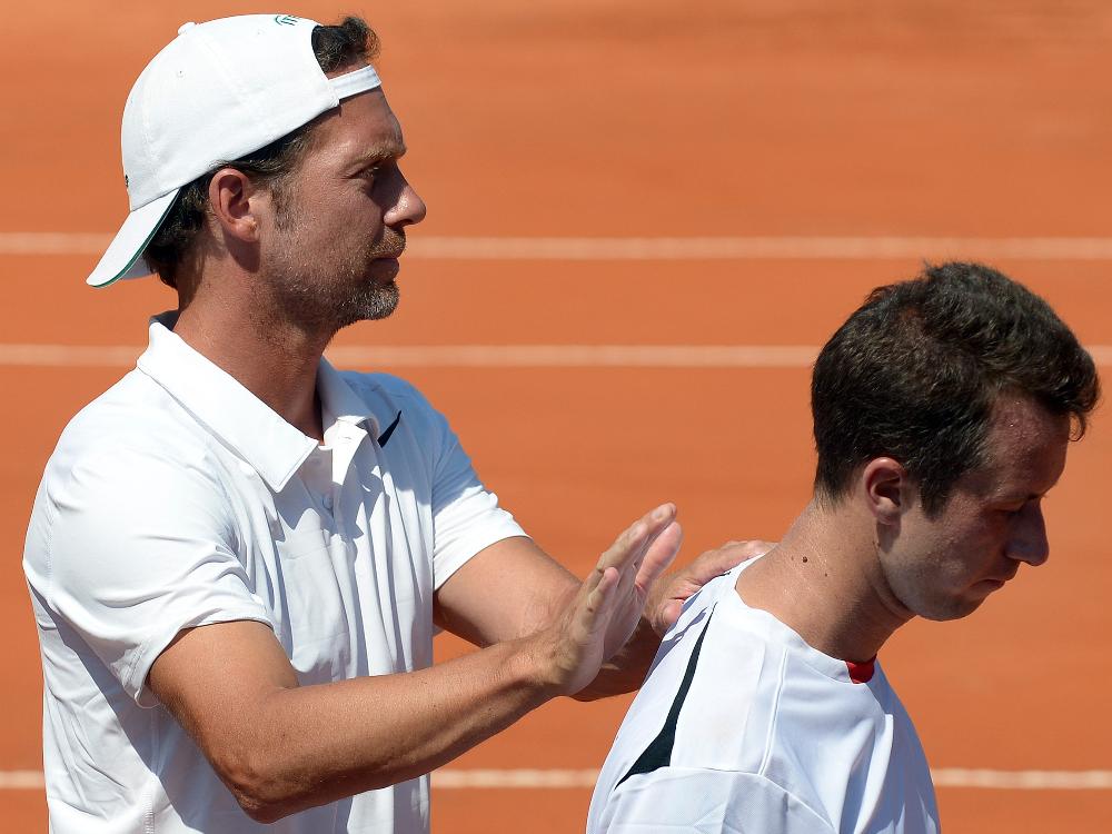 Arriens (l.) will noch einmal mit Kohlschreiber reden