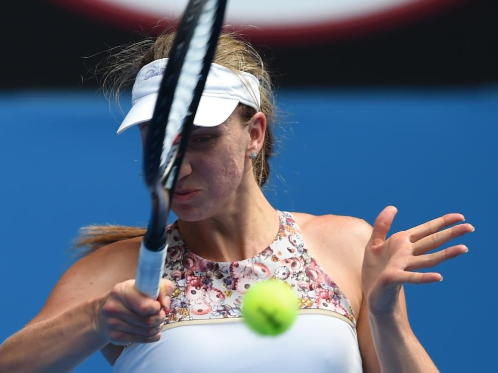 Für Mona Barthel war Runde zwei Endstation