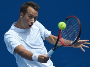 Philipp Kohlschreiber steht in der zweiten Runde