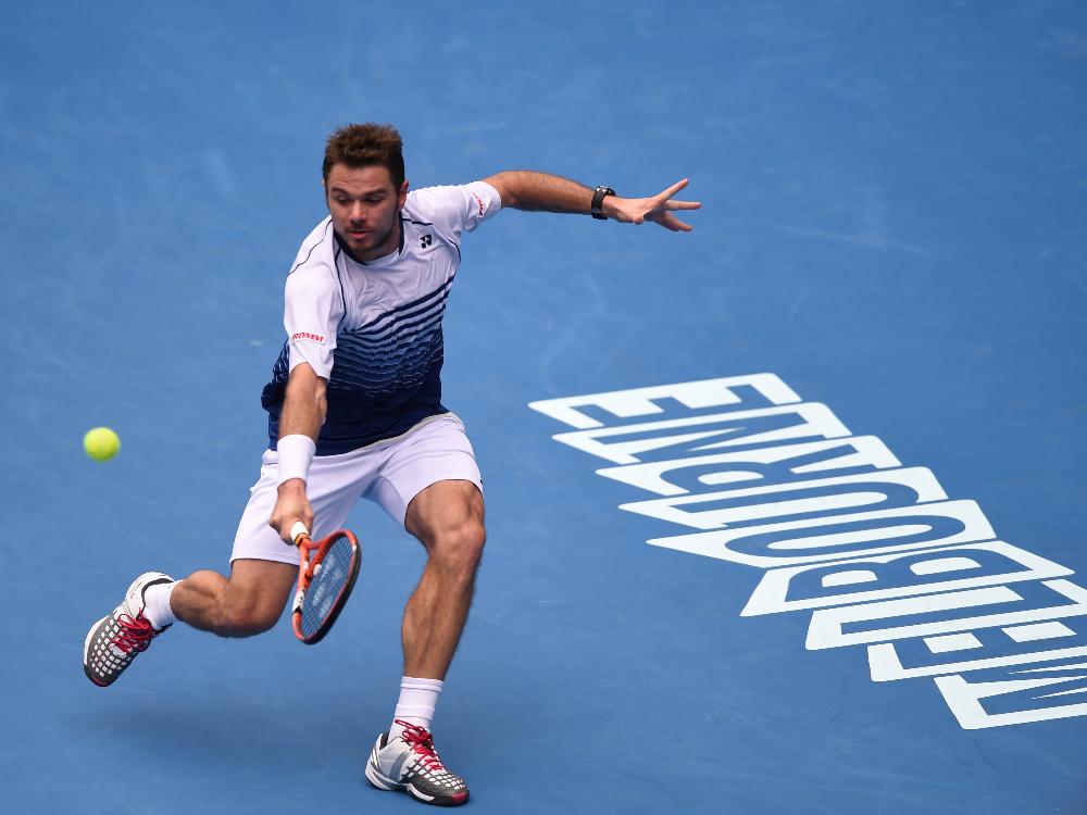 Locker in Runde zwei: Titelverteidiger Wawrinka