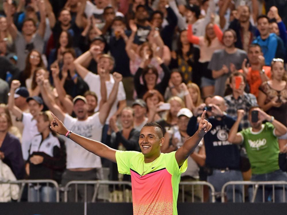 Nick Kyrgios steht im Viertelfinale der Australian Open