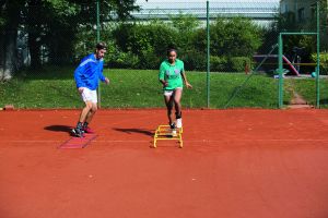 Beinarbeit für Tennisspieler