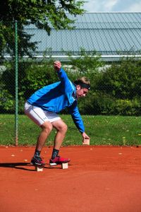 Beinarbeit für Tennisspieler