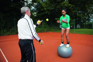 Beinarbeit für Tennisspieler