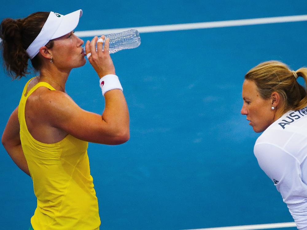 Für Stosur (l.) bietet der Platz beste Voraussetzungen