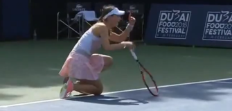 Video: Andrea Petkovic rastet wegen Fehlentscheidung aus