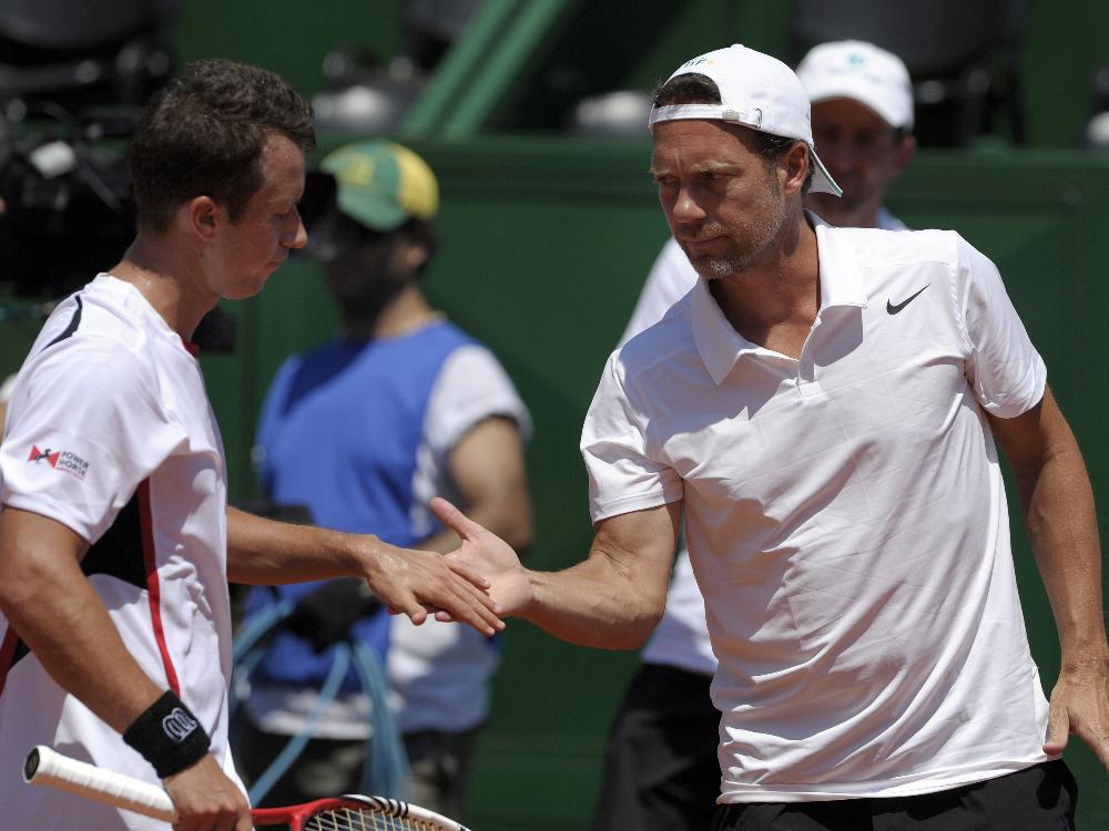 (v.l.) Philipp Kohlschreiber und Carsten Arriens