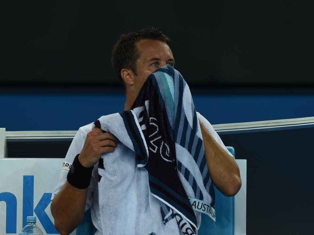 Kohlschreiber hat eine schwere Erkältung