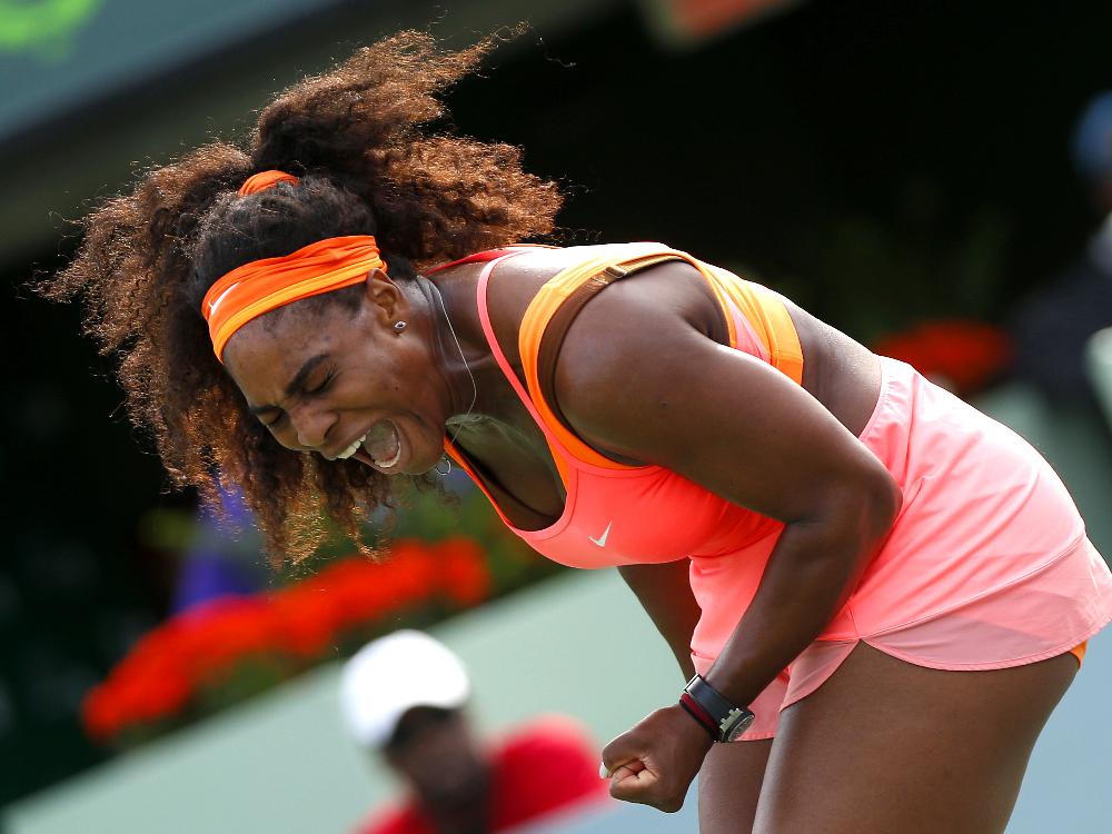 Serena Williams fürs Viertelfinale qualifiziert