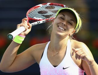 Sabine Lisicki: Immer schön den Ball flach halten!