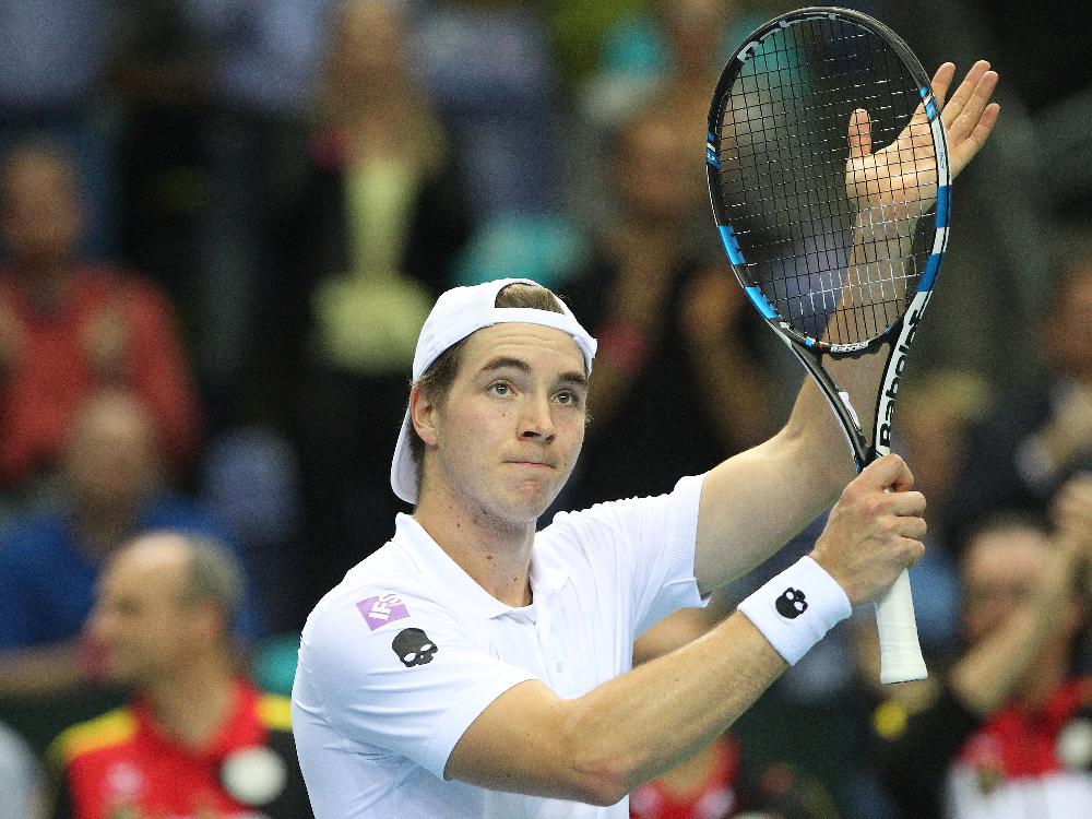 Struff setzte sich im deutschen Duell durch