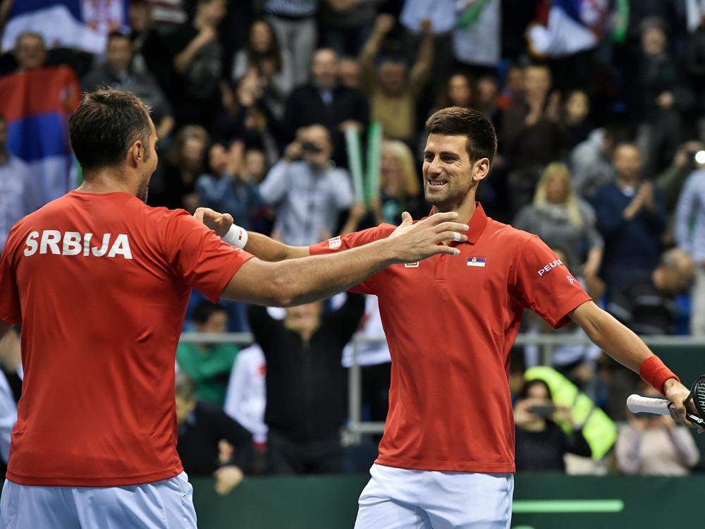 Serbien zieht ins Viertelfinale des Davis Cups ein