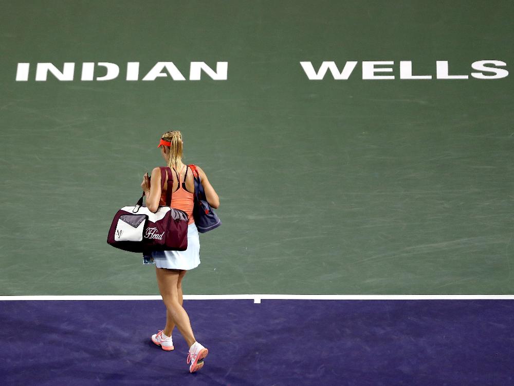 Für Scharapowa ist Turnier in Indian Wells beendet