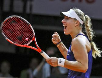 Stuttgart: Kerber setzt Siegeszug fort und steht im Halbfinale