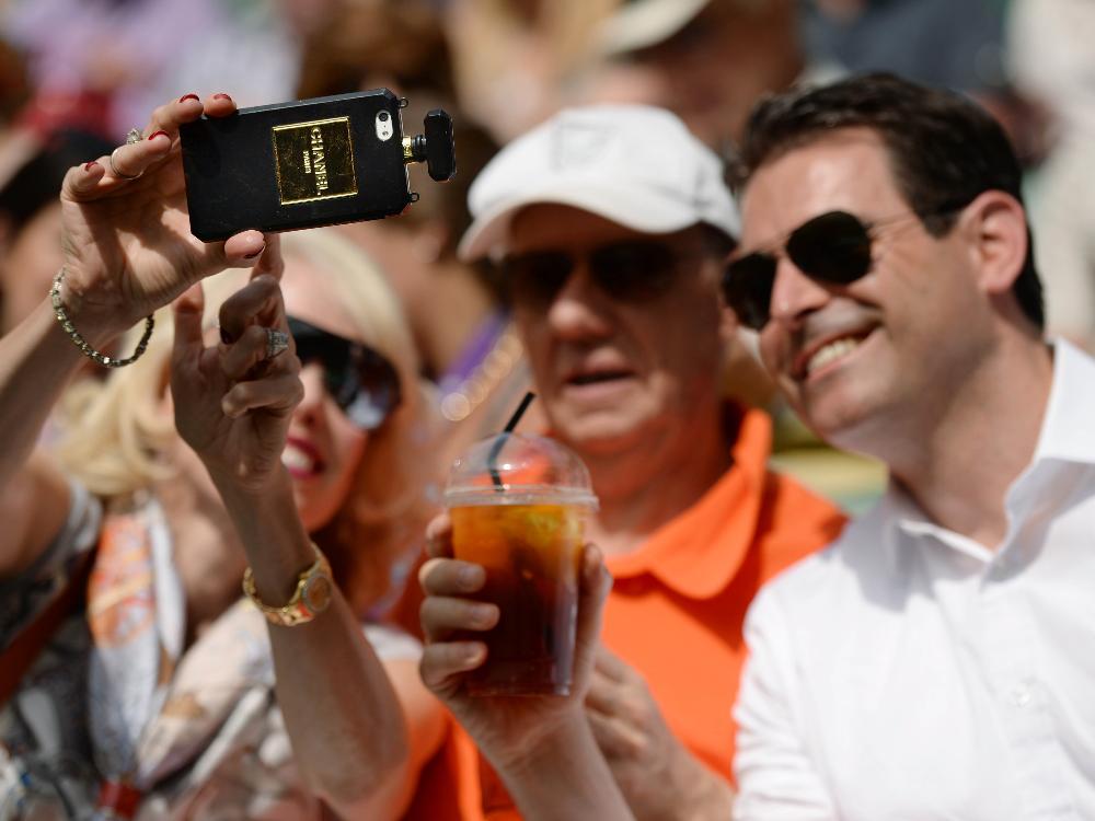 Wimbledon verbietet „Selfie-Sticks“ auf der Anlage