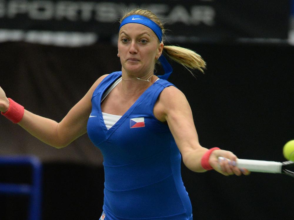 Petra Kvitova hatte in ihrem Fed-Cup-Einzel wenig Mühe