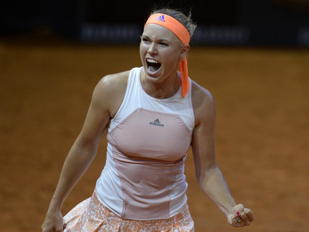 Wozniacki steht zum zweiten Mal im Finale von Stuttgart