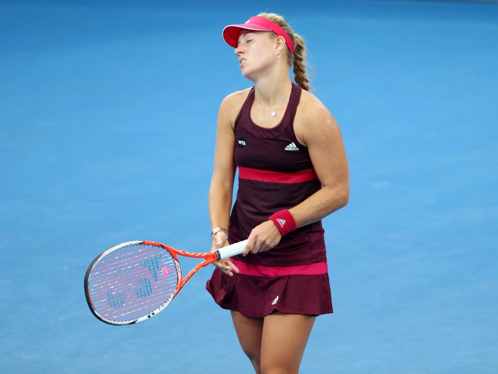 Ärgerlich: Angelique Kerber steht ohne Gepäck da