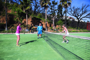 Sandplatz-Tennis