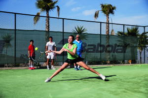 Sandplatz-Tennis