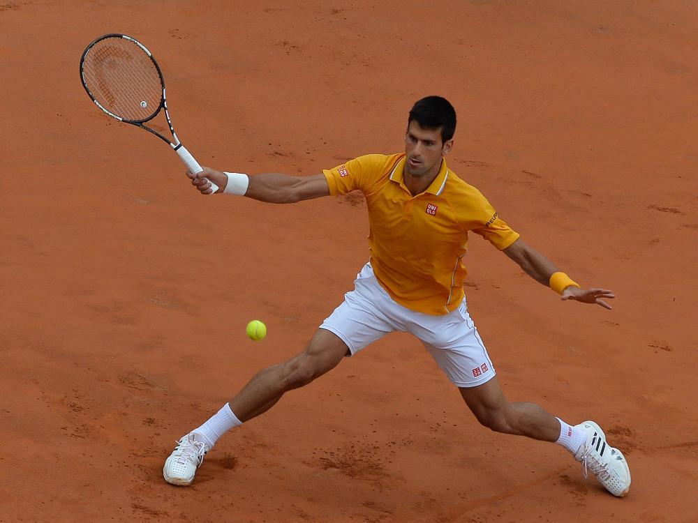 Novak Djokovic ist beim ATP-Turnier in Rom auf Titelkurs