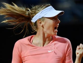 Maria Sharapova im Halbfinale von Rom