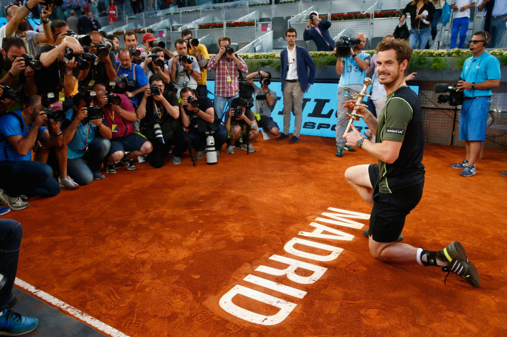 PLÖTZLICH IM FOKUS: Nach seinen Siegen in München und Madrid sollte man Murray als Kandidat für den French Open-Titel auf dem Zettel haben.