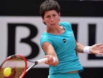 Carla Suarez Navarro im Finale von Rom