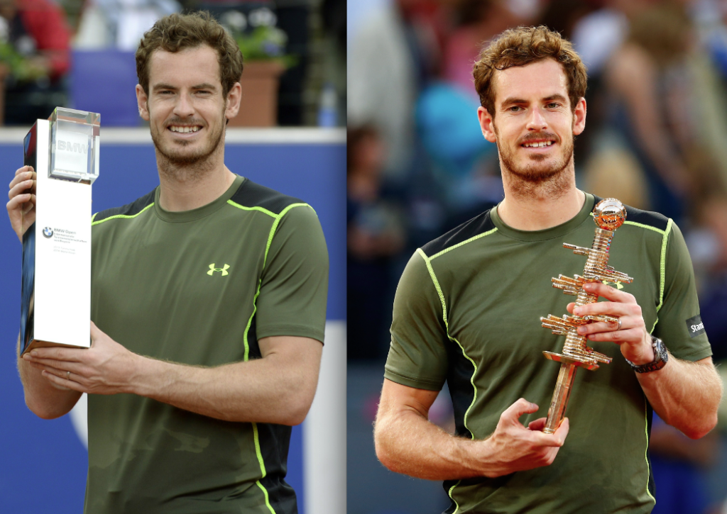 ZWEI AUF EINEN STREICH: Andy Murray gewann innerhalb von sechs Tagen zwei Turniere auf Sand.