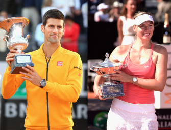 Im Video: Djokovic und Sharapova gewinnen in Rom