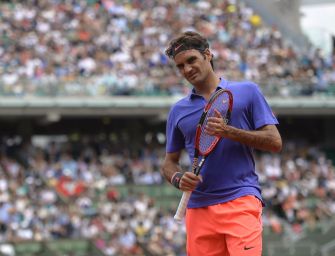 Mail aus Paris: Federers Schrecksekunde