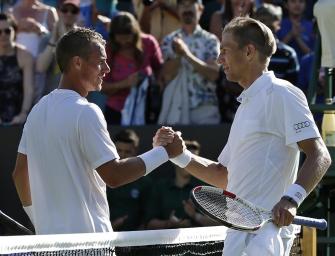 Hewitt verliert Krimi bei seinem letzten Auftritt in Wimbledon