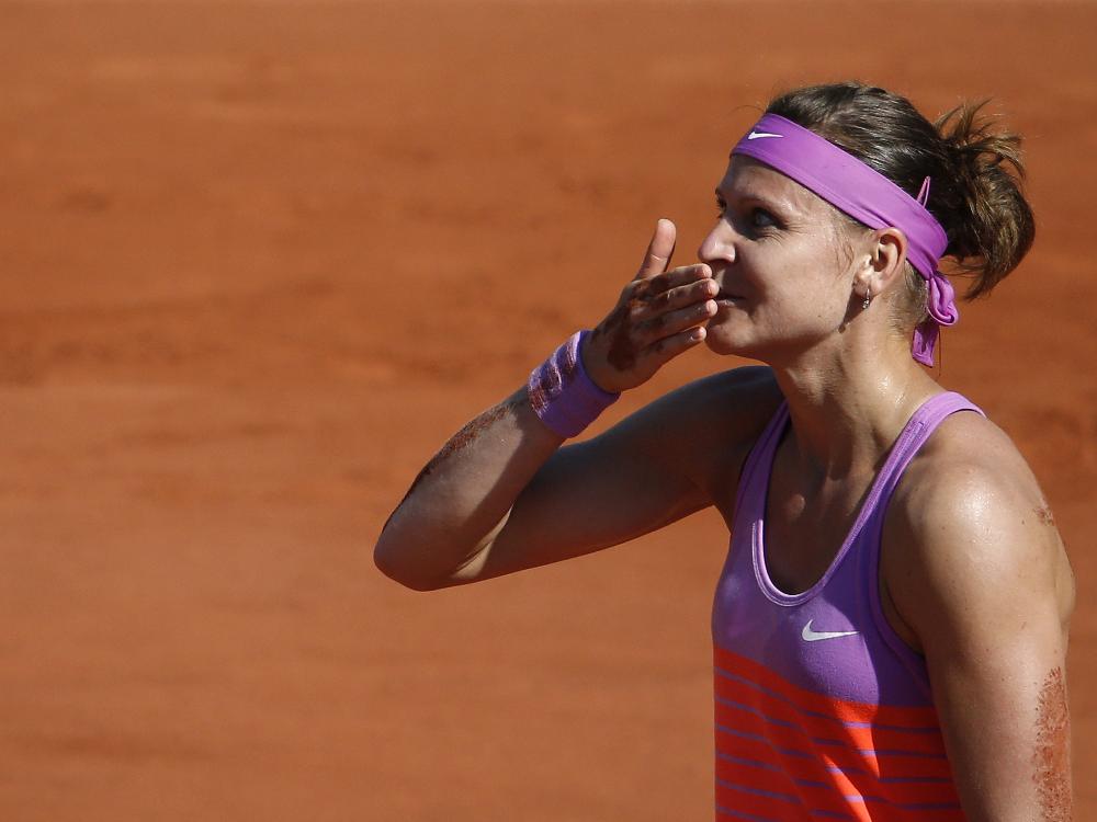 Überglücklich: Lucie Safarova