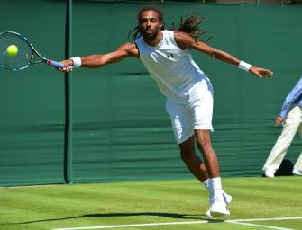 Qualifikant Dustin Brown in der 2. Runde