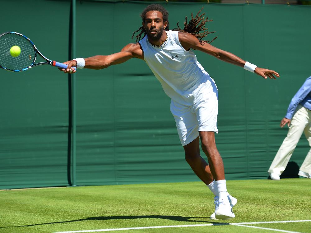 Dustin Brown steht in Wimbledon in der zweiten Runde