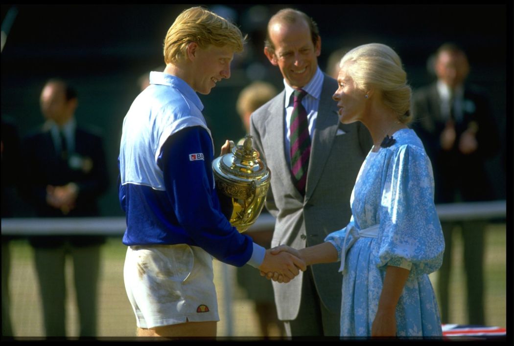 BECKER GERMANY WIMBLEDON TROPHY