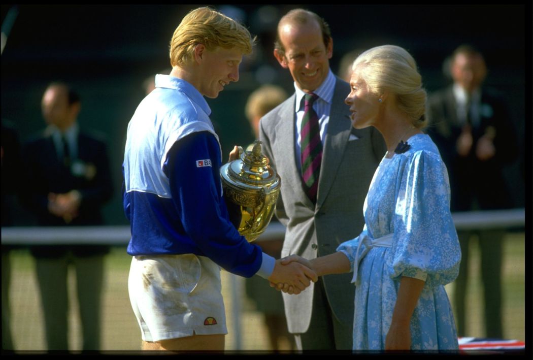 BECKER GERMANY WIMBLEDON TROPHY