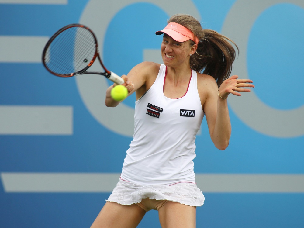 Eine Runde weiter: Tennisspielerin Mona Barthel