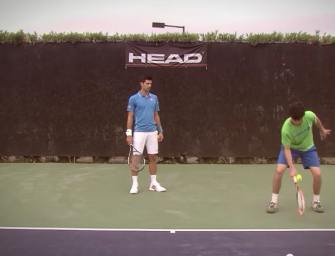 Trickshot-Artist Stefan Bojic begeistert Djokovic & Co.